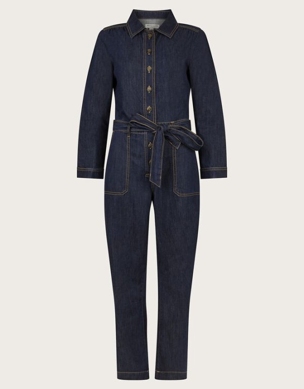 Monsoon Harper Denim JumpsuitBlue - Image 5