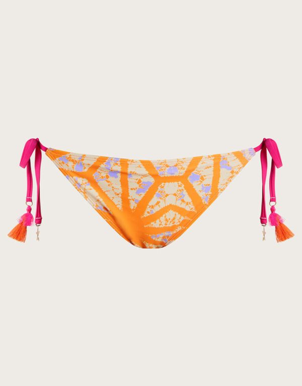 Monsoon Santiago Bikini Bottoms Orange - Image 5