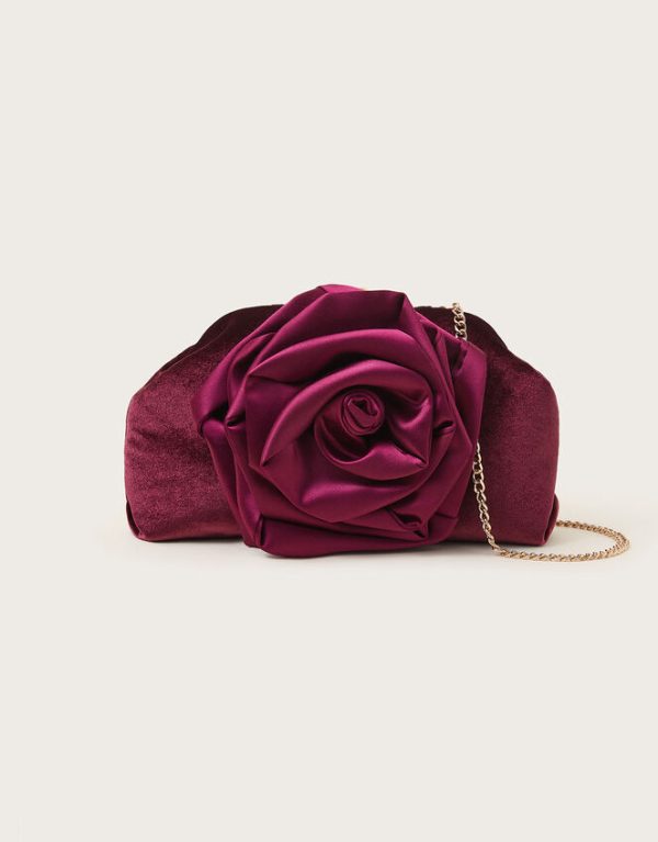 Monsoon Velvet Corsage Pouch Bag