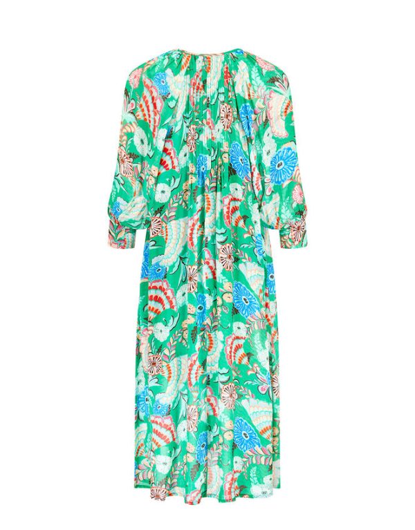 Monsoon East Santa Maria Dress Green - Image 6