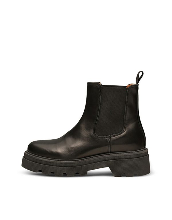 Monsoon Shoe The Bear Leather Chelsea Boots Black - Image 2