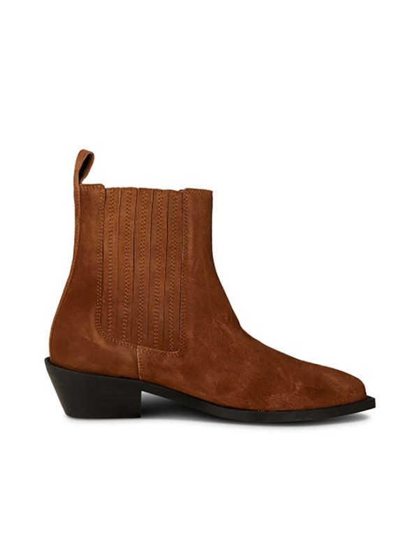 Monsoon Shoe The Bear Suede Chelsea Boots Camel - Image 2