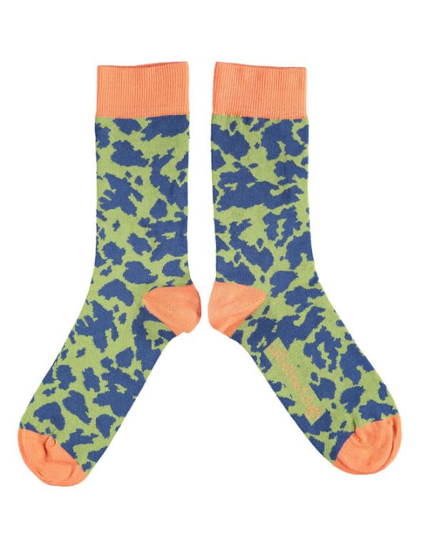 Monsoon Catherine Tough Leopard Print Socks - Image 2