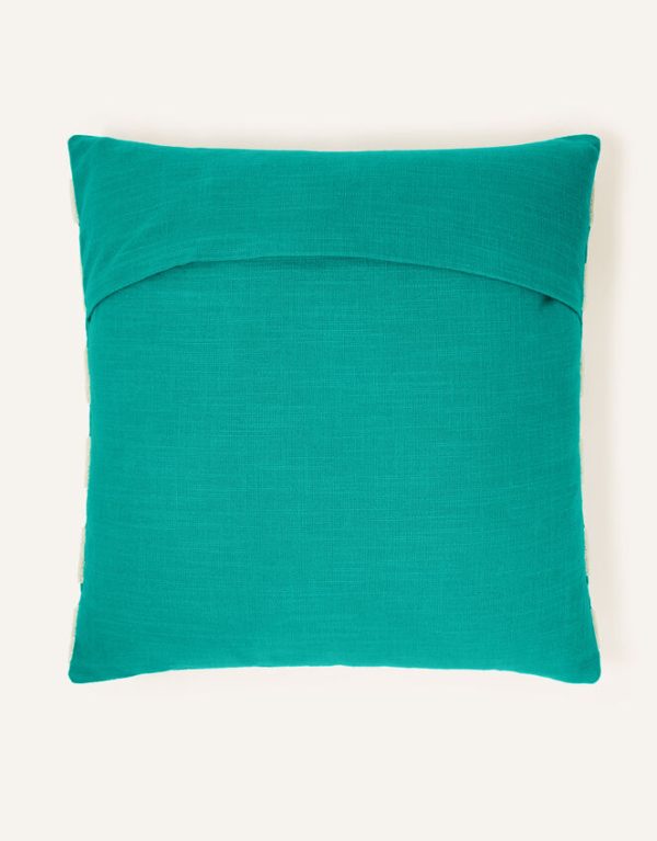 Monsoon Wave Print Square Cushion - Image 2