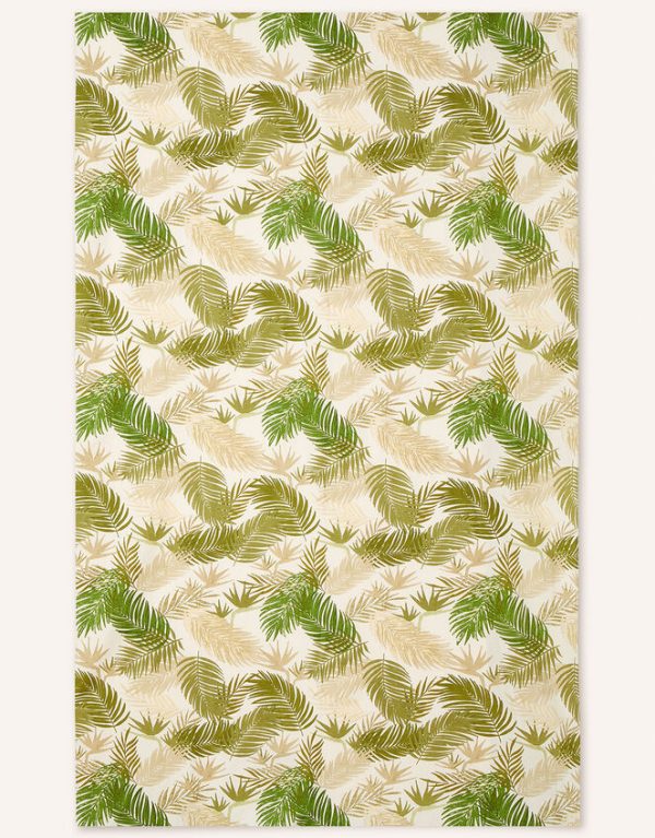 Monsoon Palm Print Tablecloth - Image 3