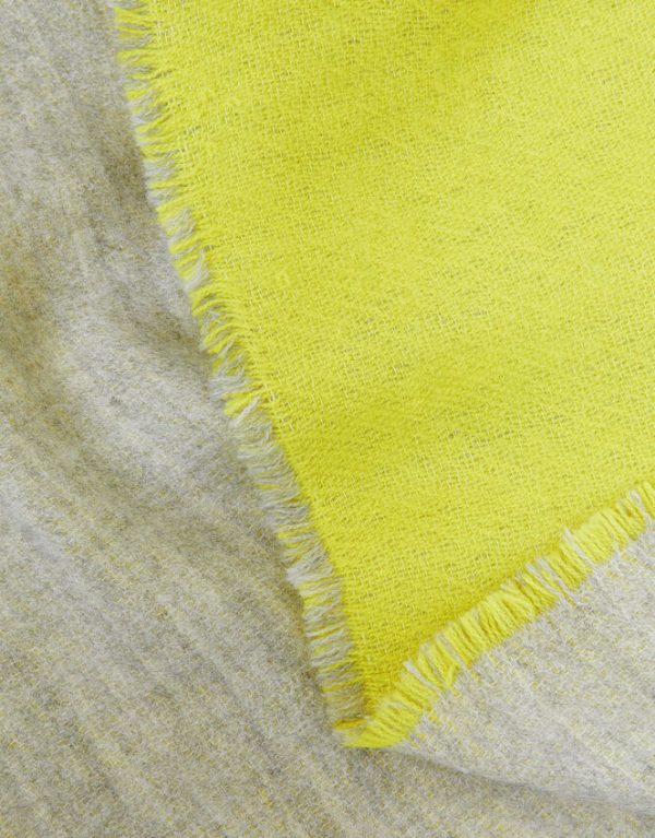 Monsoon Lila Two-Tone Scarf Yellow - Image 2