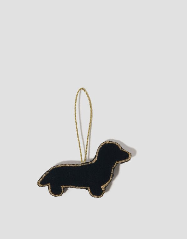 Monsoon Embellished Sausage Dog Christmas Tree Decoration - Image 2