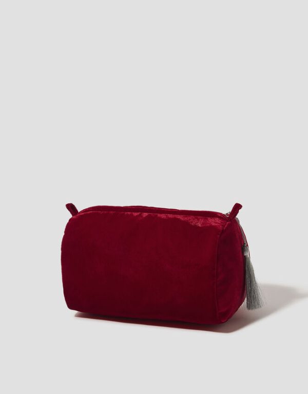 Monsoon Lovely Jubbly Velvet Make Up Bag - Image 2