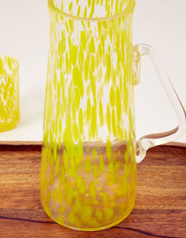 Monsoon Mottled Glass Jug - Image 2