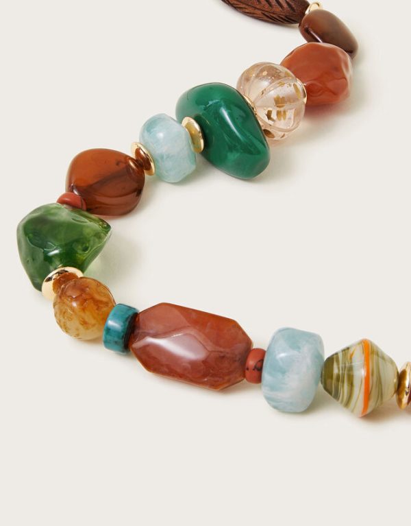 Monsoon Chunky Beaded Necklace - Image 2