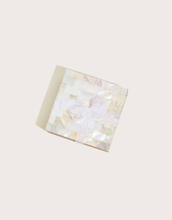 Monsoon Mother of Pearl Coasters 4 Pack - Image 3