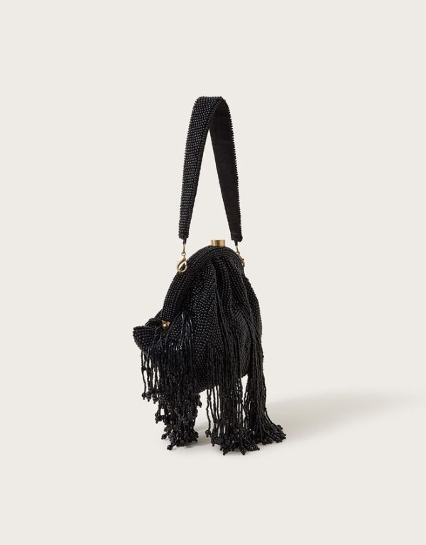 Monsoon Beaded Tassel Occasion Bag - Image 2