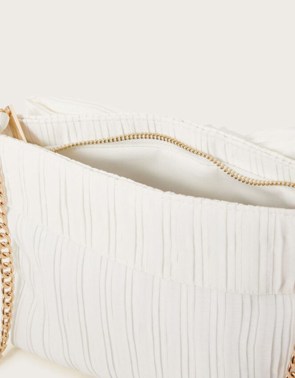 Monsoon Pleated Bow Bag - Image 4