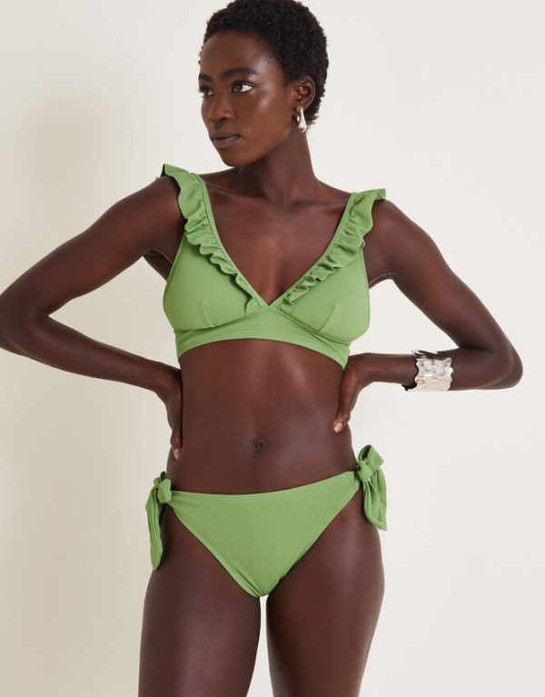 Monsoon Nina Bikini Bottoms Green