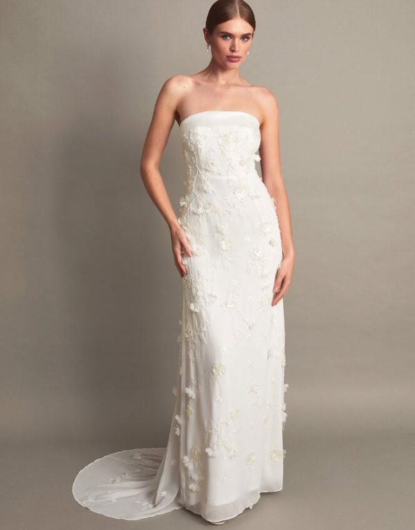 Monsoon Eve Embellished Bridal Dress Ivory