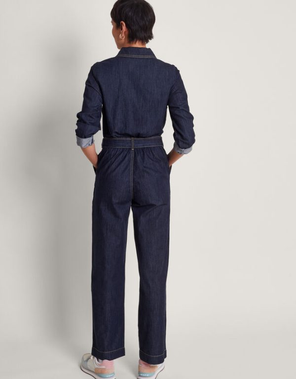 Monsoon Harper Denim JumpsuitBlue - Image 3