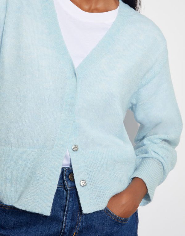 Monsoon Mia Lightweight Cardigan Blue - Image 4