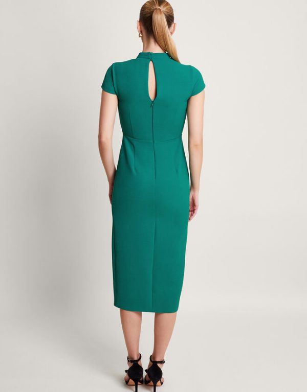 Monsoon Garda Shift Dress Green - Image 3