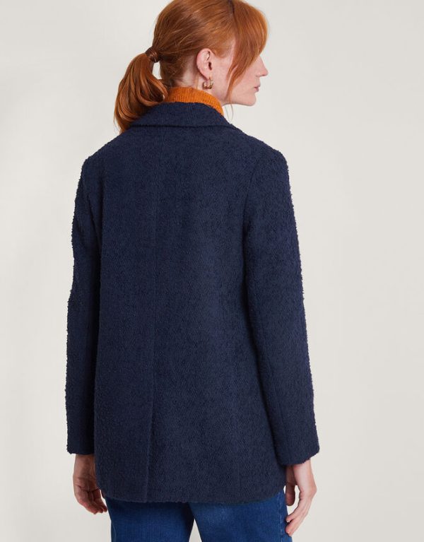 Monsoon Betsy Blazer Coat Blue - Image 3