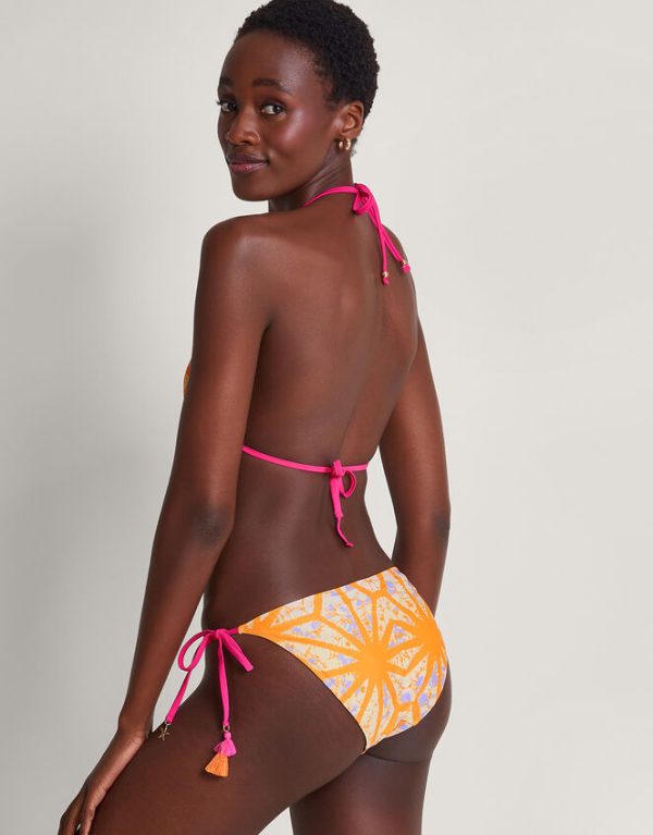 Monsoon Santiago Bikini Bottoms Orange - Image 3