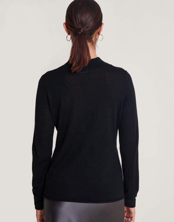 Monsoon Turtle Neck Top Black - Image 3