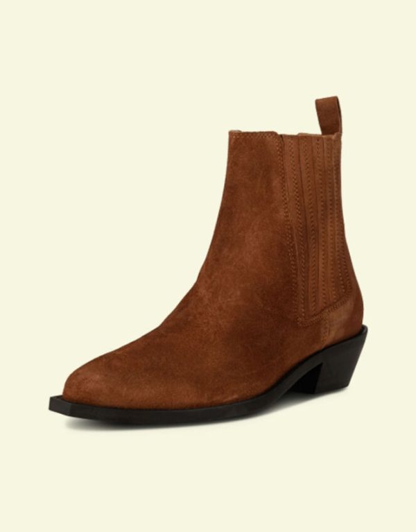 Monsoon Shoe The Bear Suede Chelsea Boots Camel