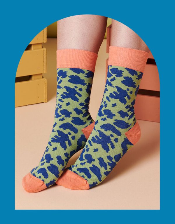 Monsoon Catherine Tough Leopard Print Socks